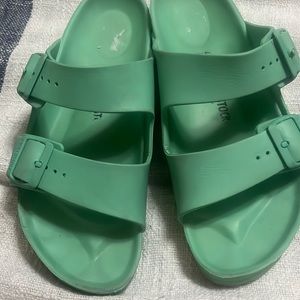 Birkenstock Arizona essential slide mint green unisex